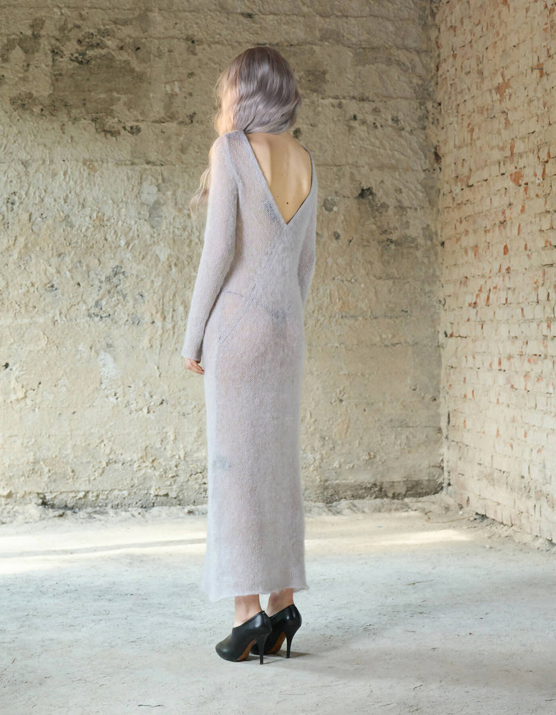 Mohair Semi-Transparent Dress