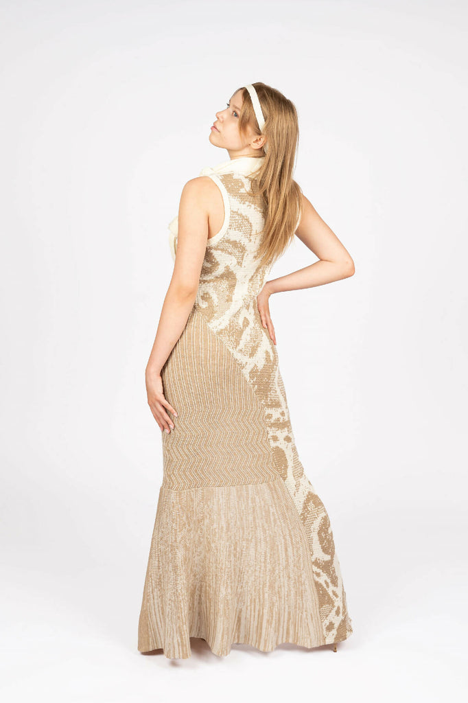 Ice Curtain Maxi Knitted Dress