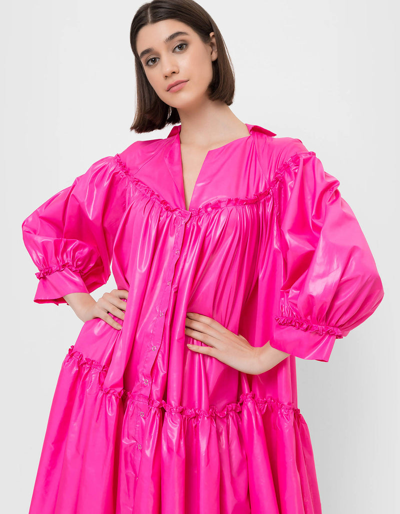 6078 Fuchsia Raincoat