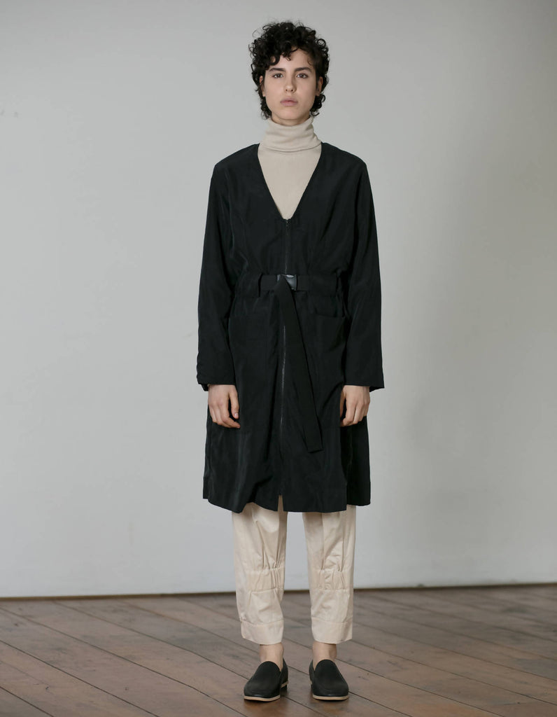 Cupro Coat Dress