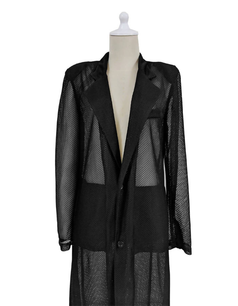 Mesh Long Blazer