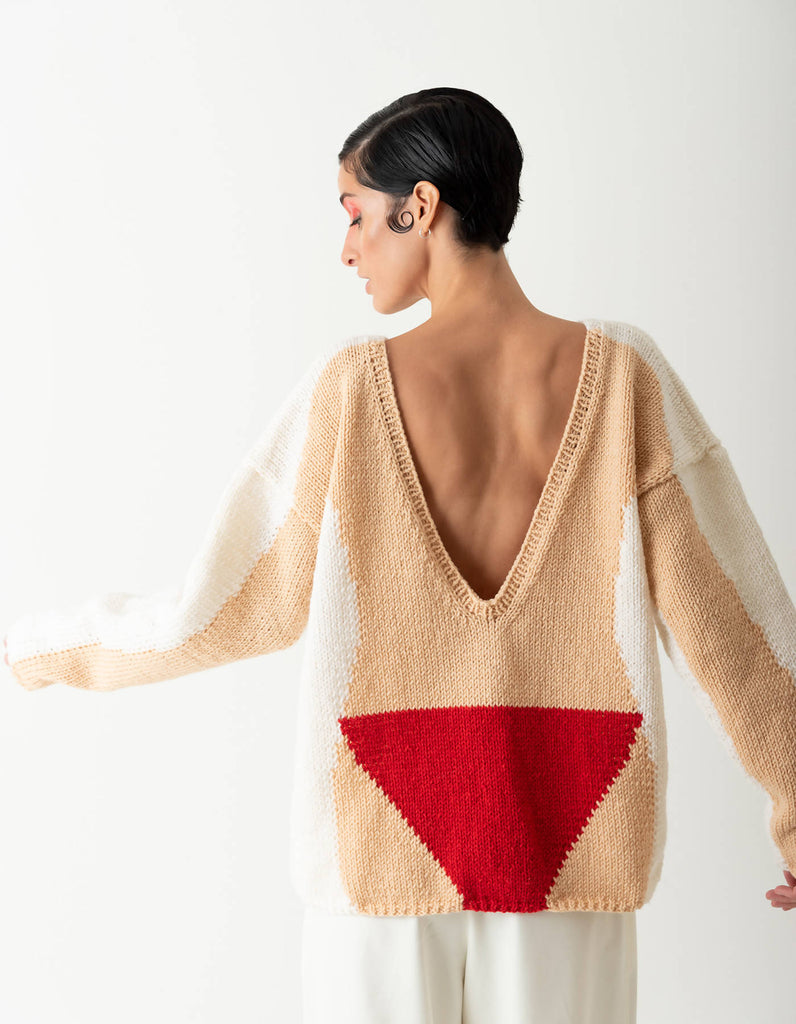 Nude Tangerine Knitted Top