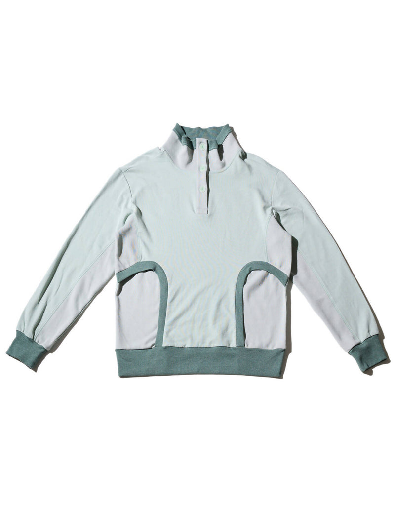 Rib Turtle Sweatshirt_Antique Mint