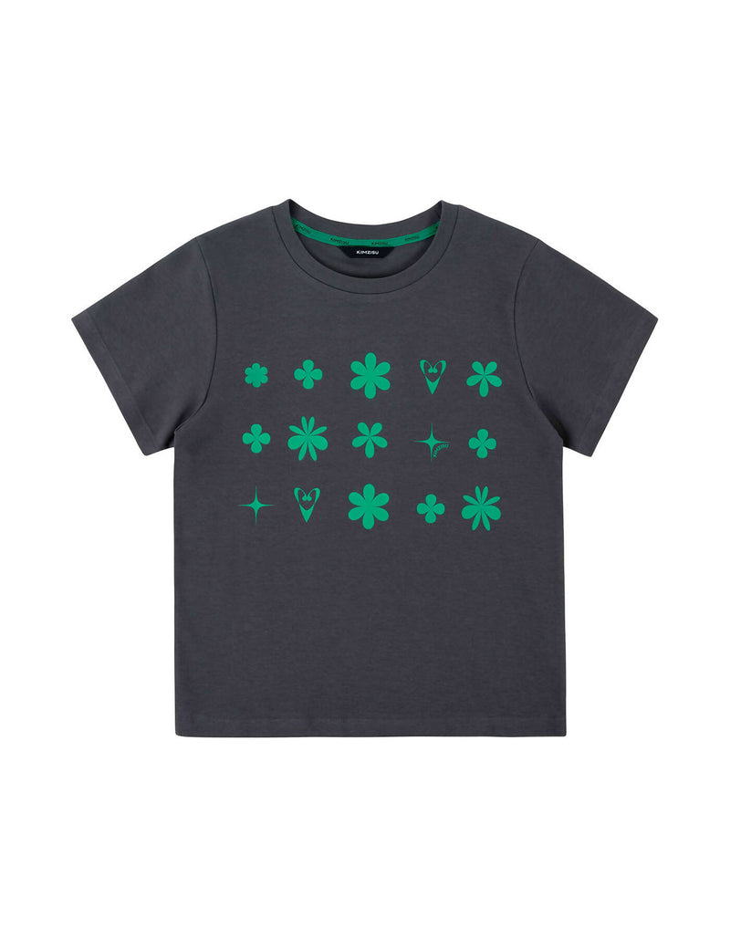 Flower Emblem T-Shirt