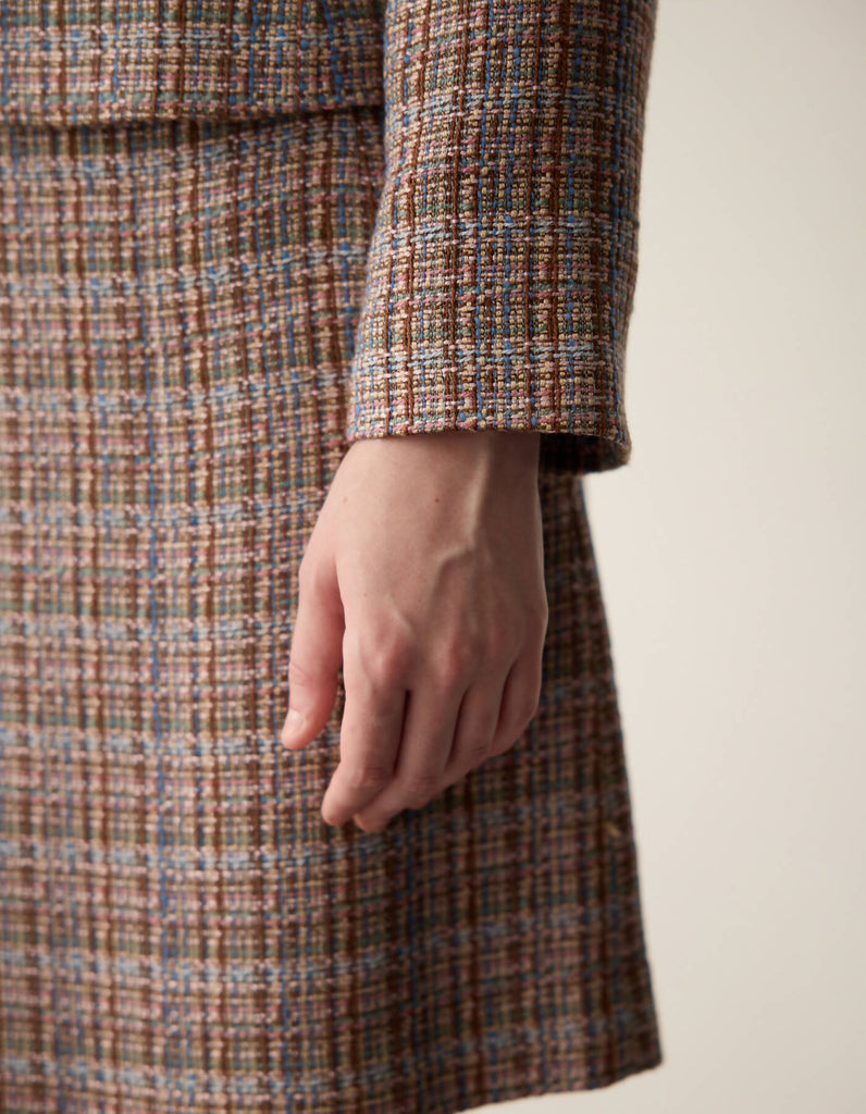 Tweed Suit Jacket & Skirt_TAKISADA NAGOYA SLAB TWEED