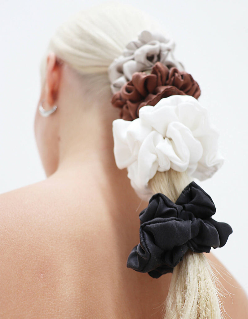 Edwige Silk Scrunchie Set