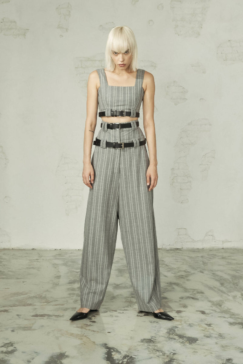 DOUBLE WAISTED TROUSERS