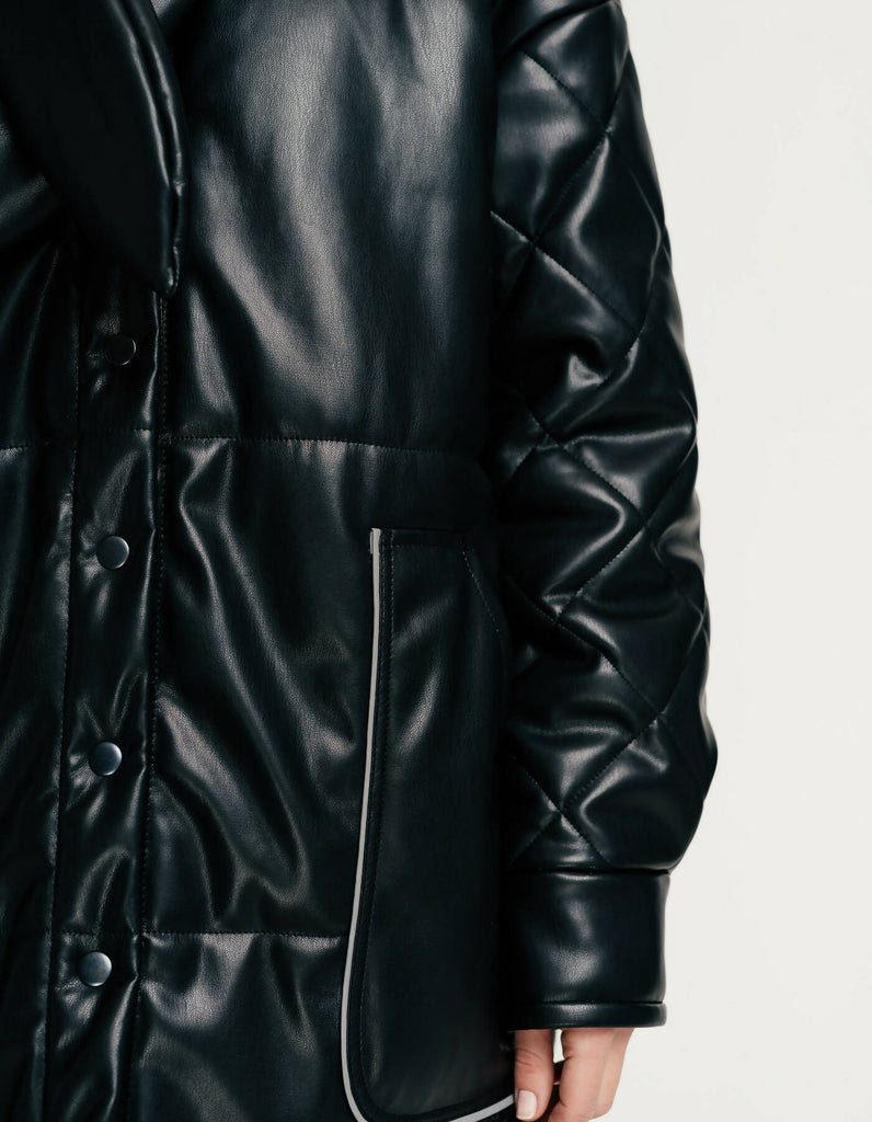 Vegan Leather Jacket Astera