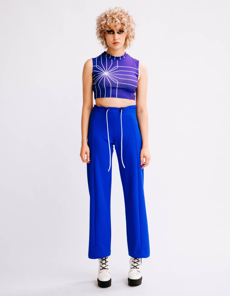 Cobalt trousers