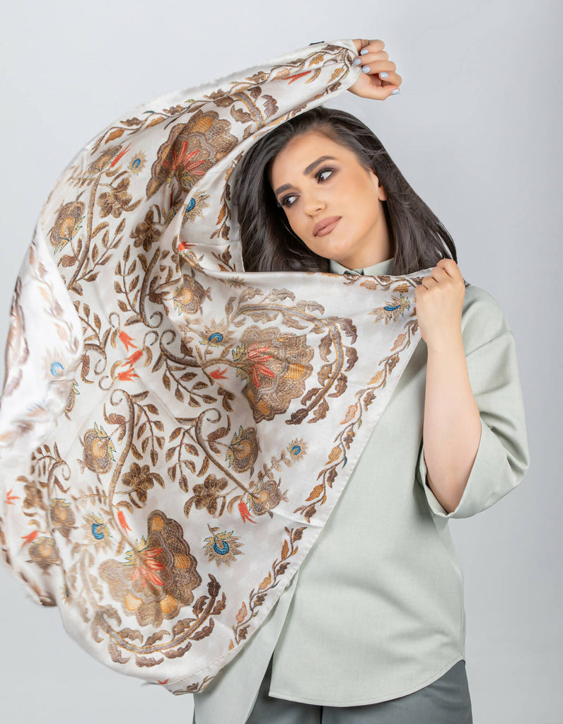 Silk Scarf “Aspram”