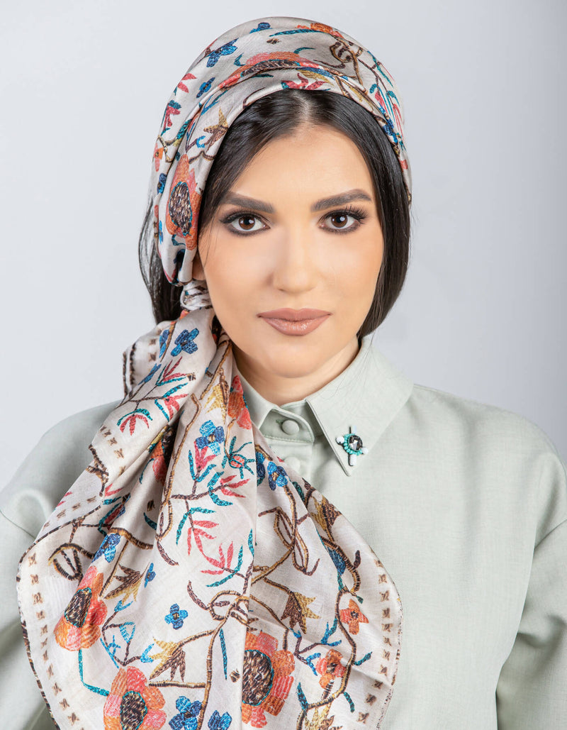 Silk Scarf “Zabel”