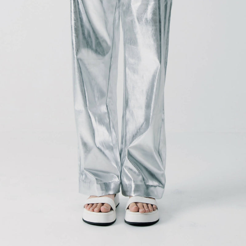 ATSTHELABEL RAVENSCA SILVER PANTS