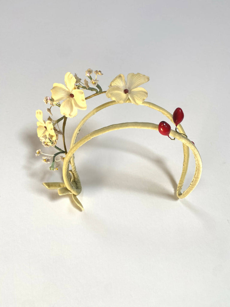 Ikebana headpiece