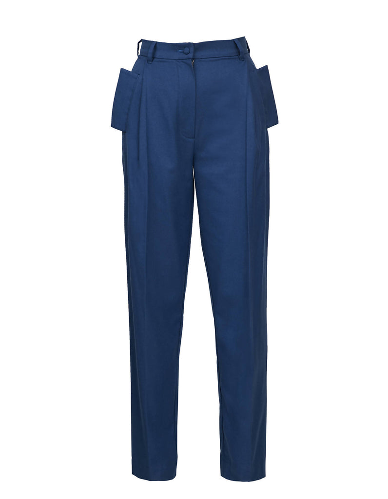 Classic Blue Suit Pants