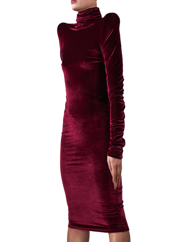 Velvet Sheath Dress Marziana