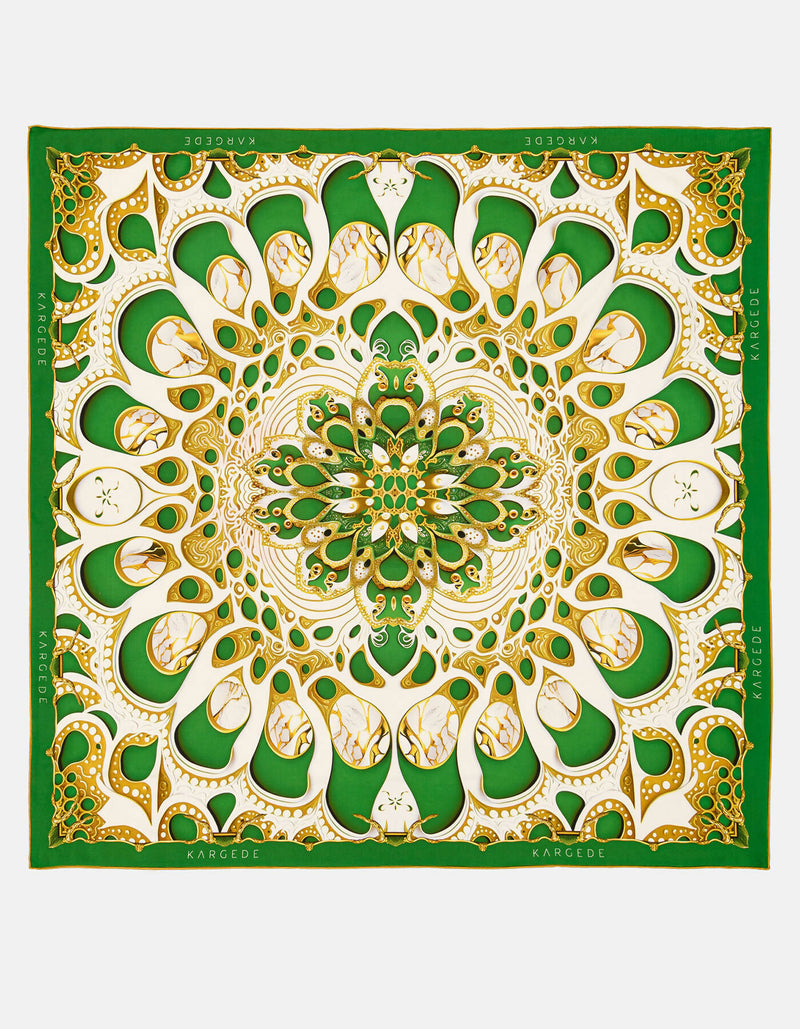 Tempus Edax Rerum Silk Scarf