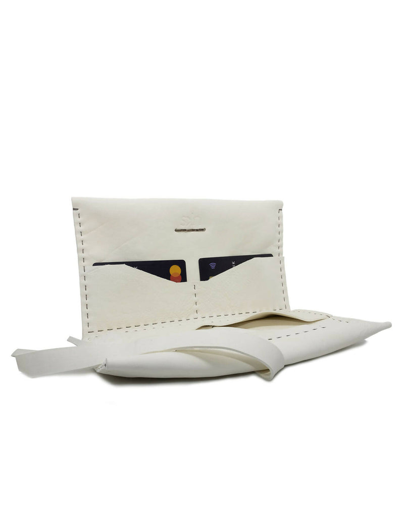 albino culatta leather long wallet