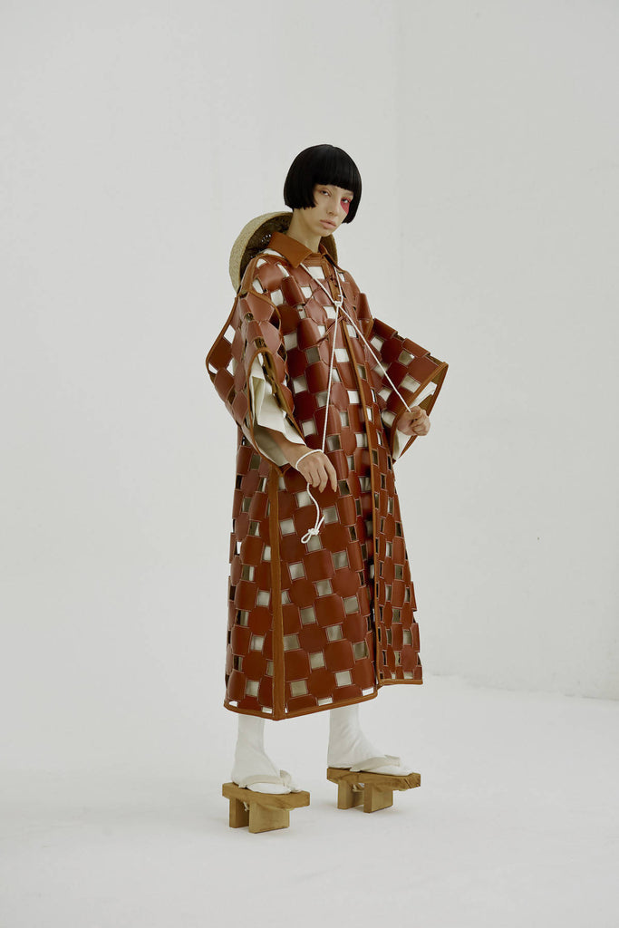 Jingū Hand Weaved Kimono Sleeve Long Coat