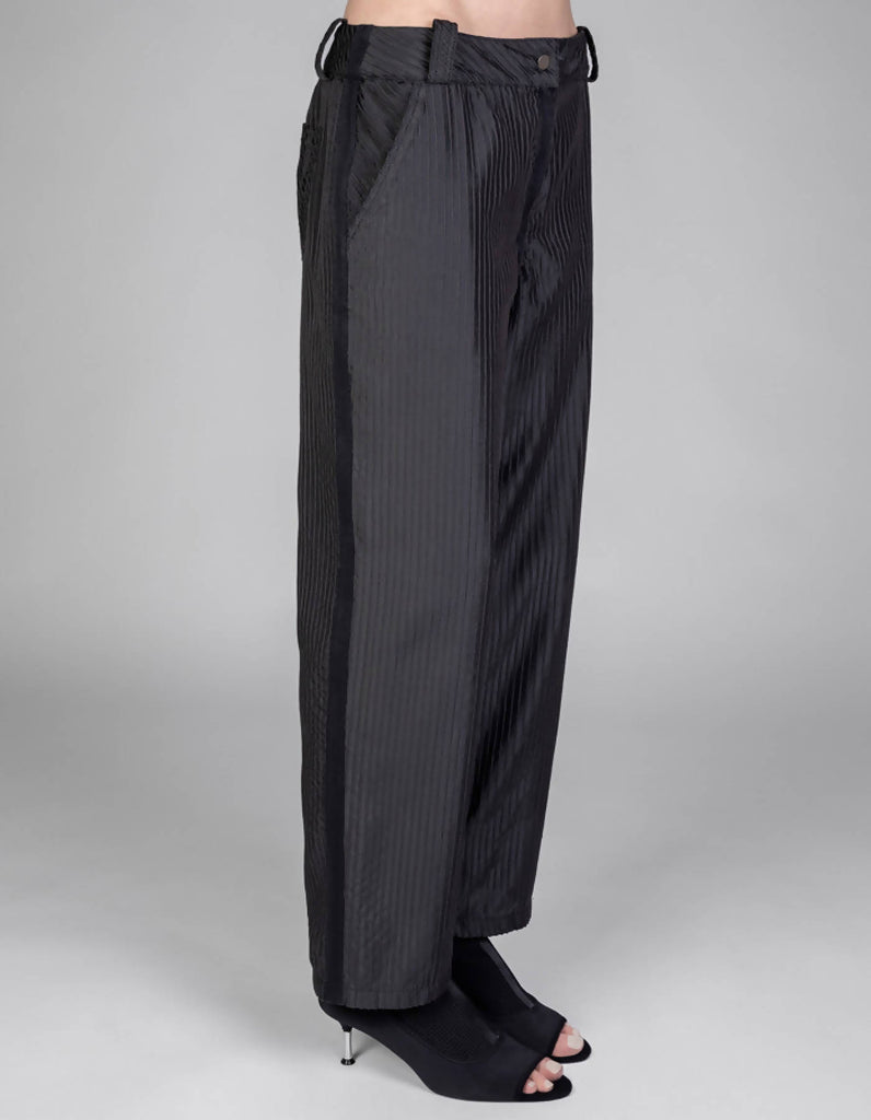 3D Pinstripe Trousers Vincent