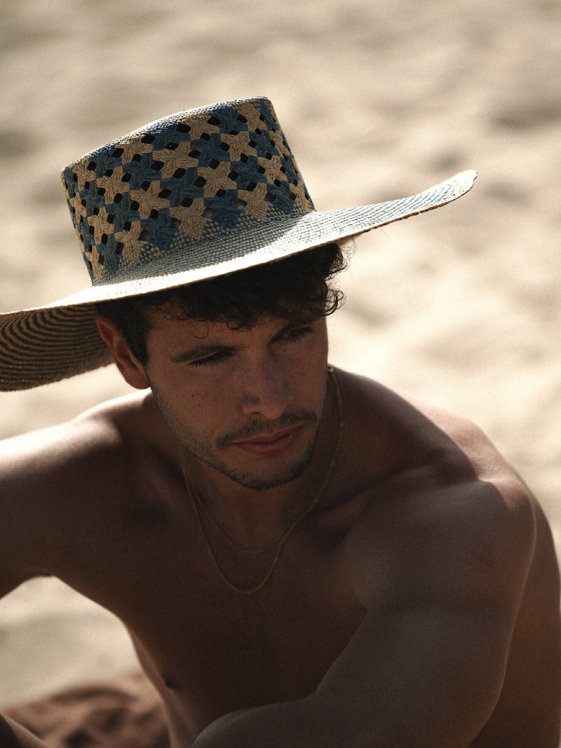 Mar Azul - Limited Edition Wide Brim Panama Hat