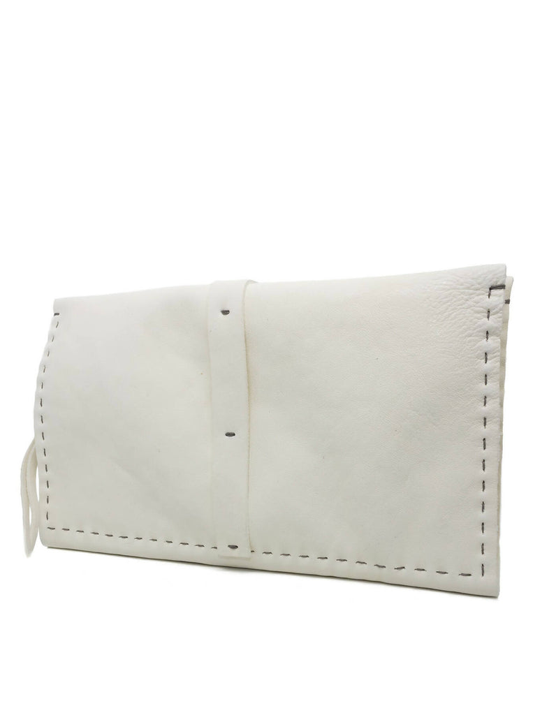 albino culatta leather long wallet