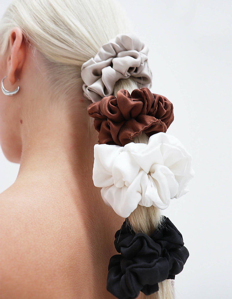 Edwige Silk Scrunchie Set