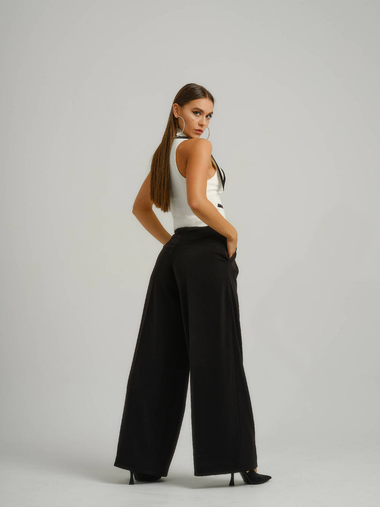 Born to Run High-Waist Wide-Leg Trousers