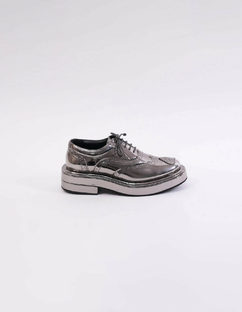 Heart Brogue Gunmetal