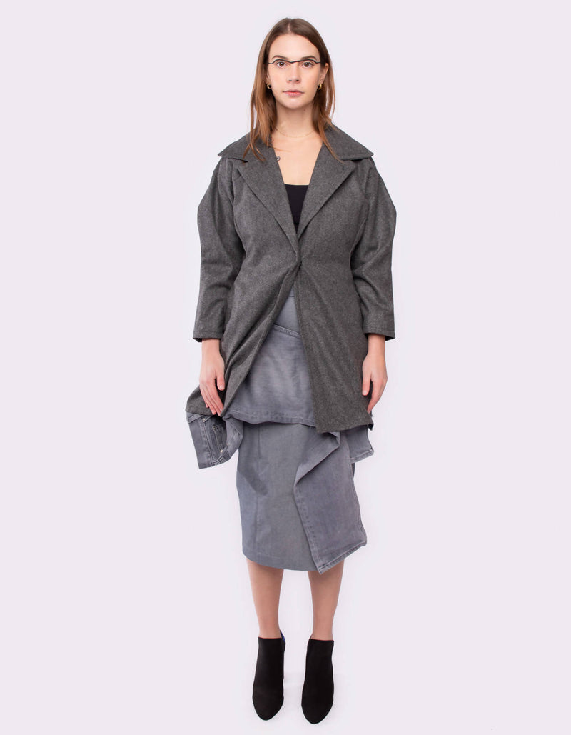 Wool Clutch Coat