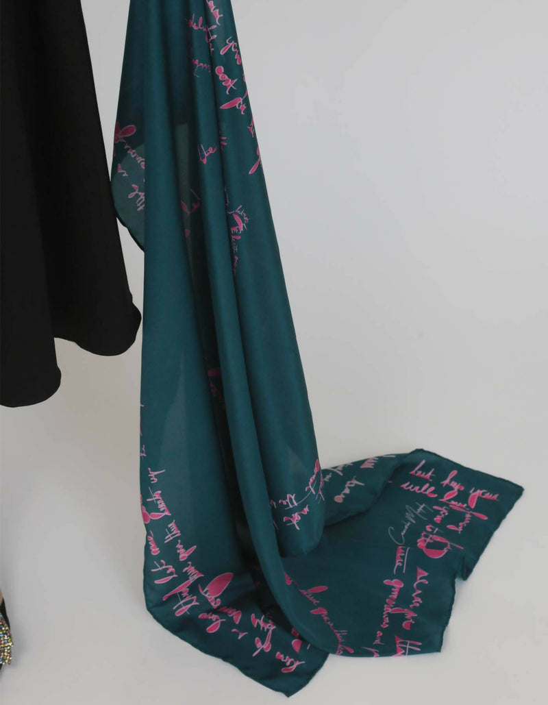 Love Poem Silk Scarf