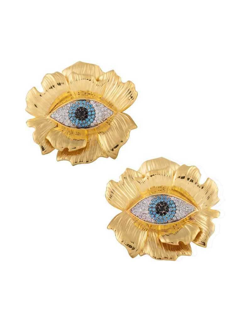 evil-eye-flower-earrings-on-model-2