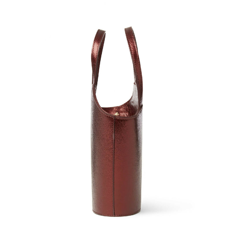 Iconic Infinity Handbag In Burgundy And Red