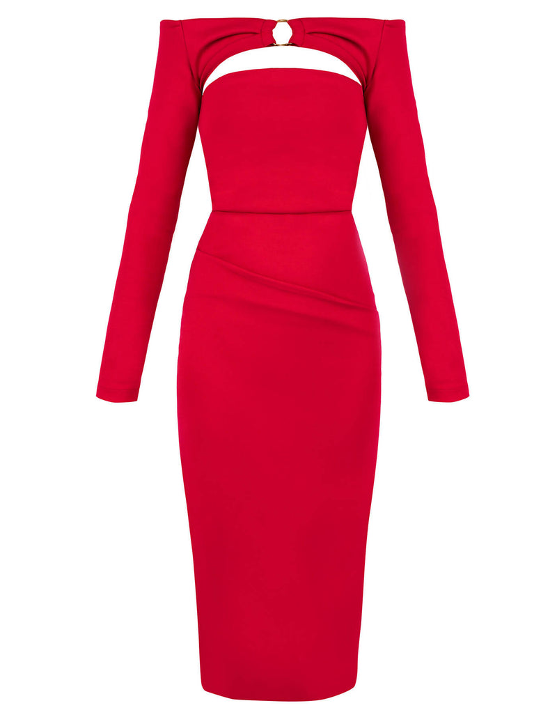 Shiraz Dress Classic Red