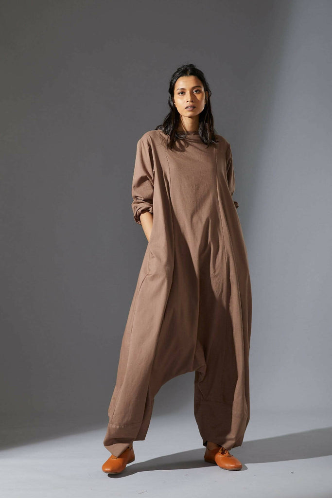 Mati Slv Suga Beige Jumpsuit