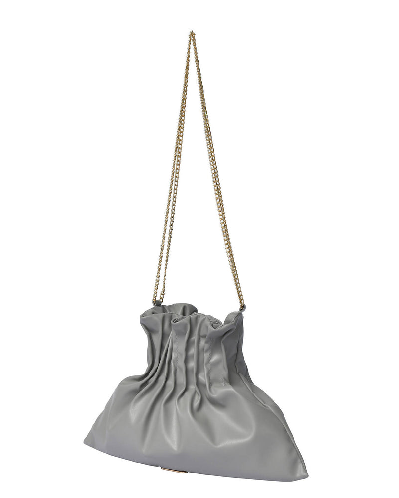 GREY SHOULDER BAG