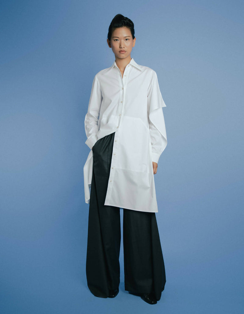 Poplin shirt dress