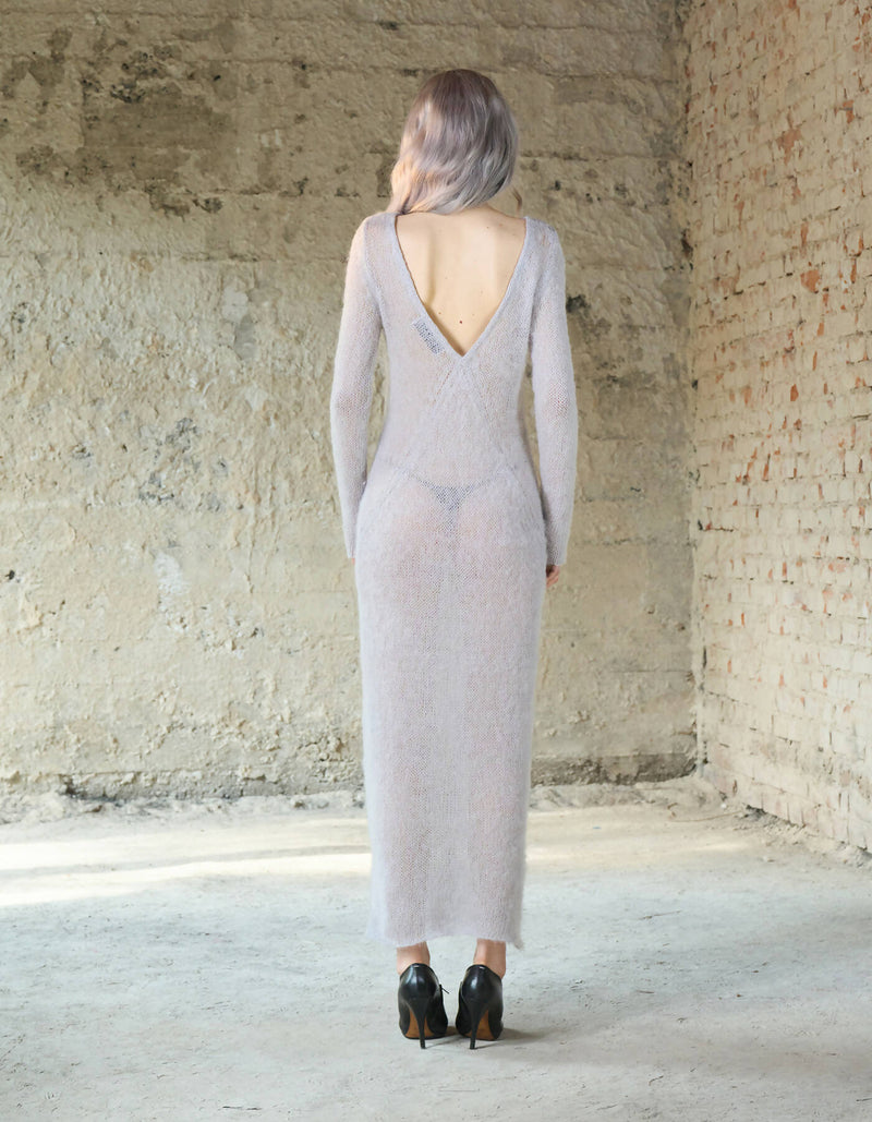 Mohair Semi-Transparent Dress