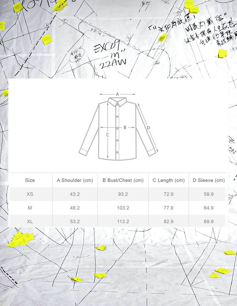 INF 22AW Single Book Page Structure Shirt