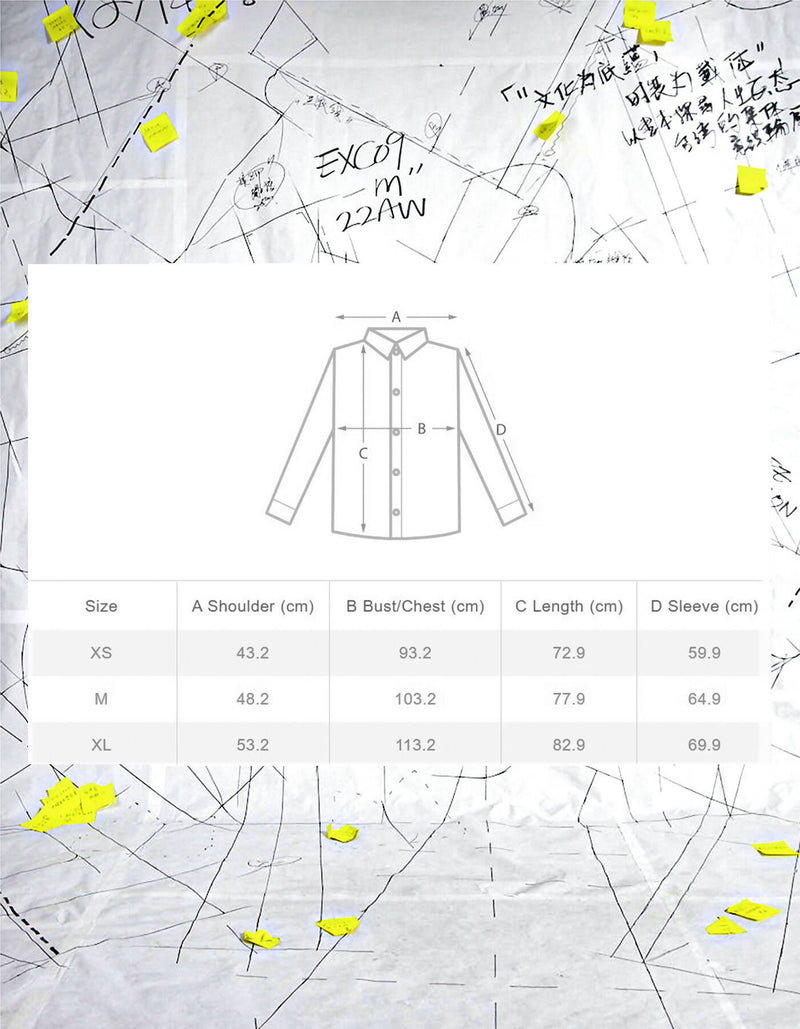 INF 22AW Single Book Page Structure Shirt