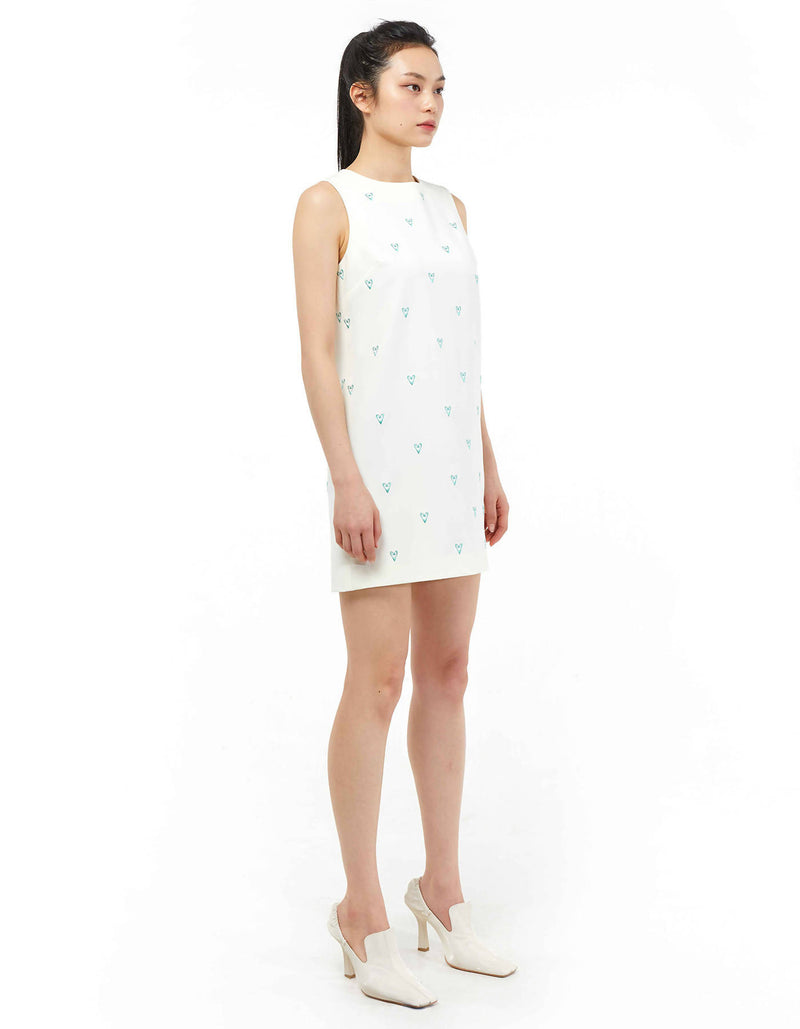 Embroidered Heart Universe Dress