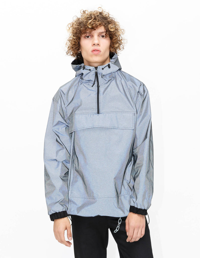 Black Reflective Anorak