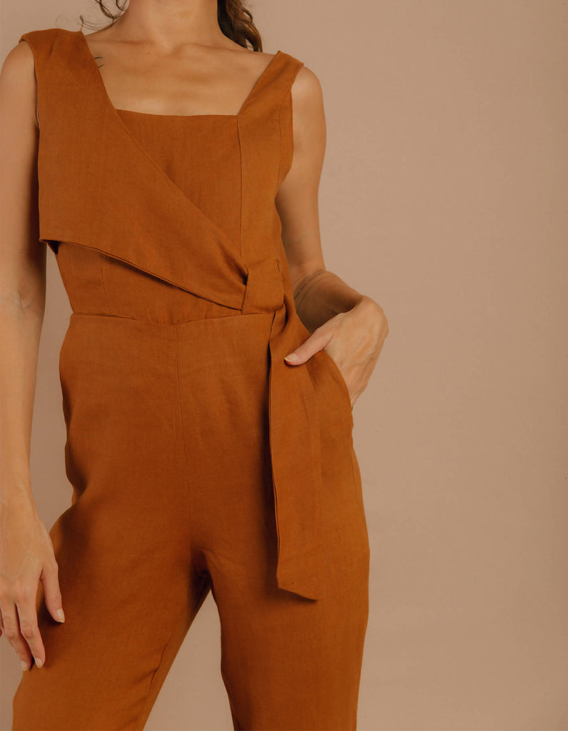 Jumpsuit 100% Linen