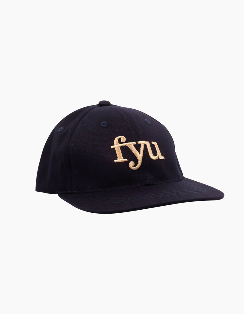 Navy Embroidered Logo Baseball Cap