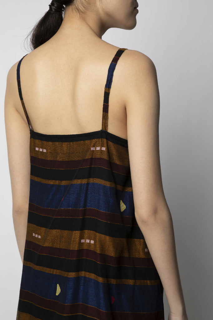 MULTICOLORED SLIP DRESS