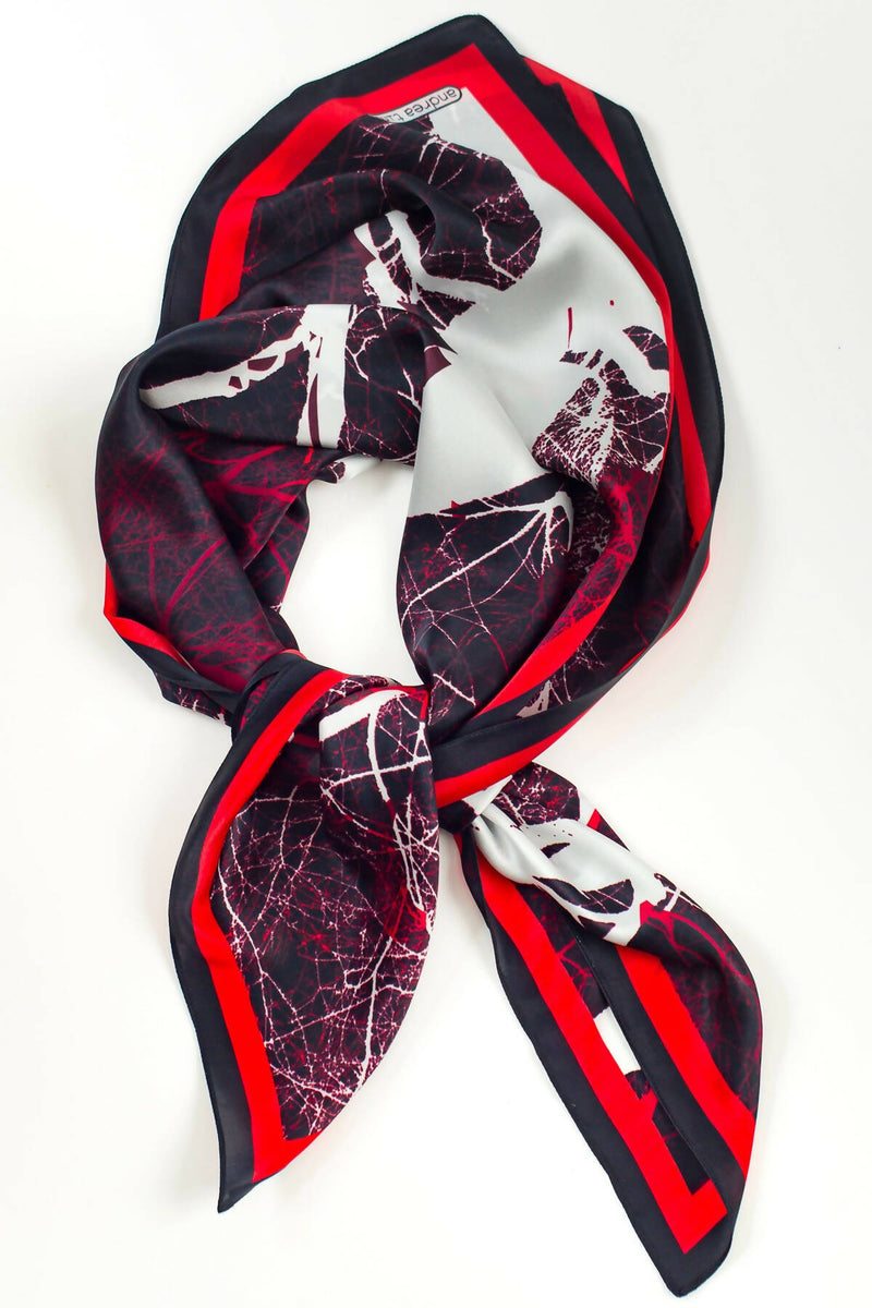 The Red Owl silk scarf