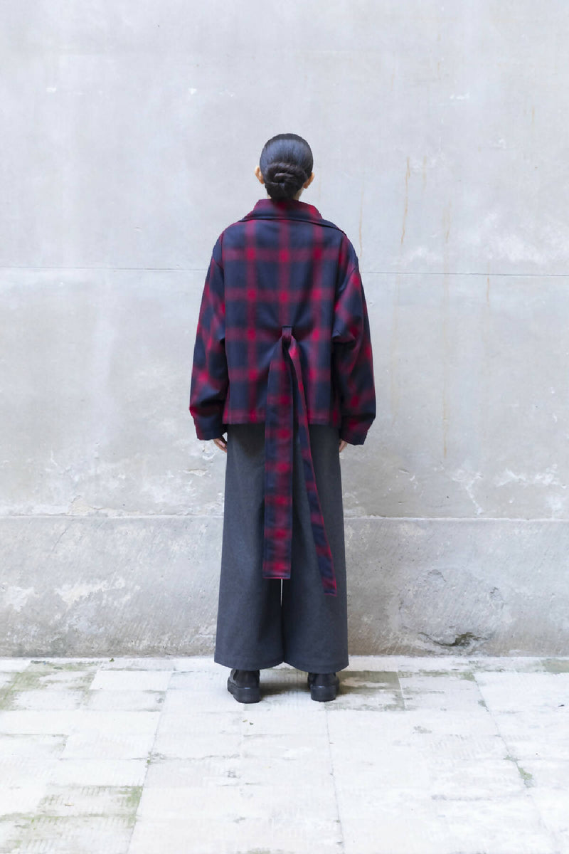 Recycled Wool Trench Coat