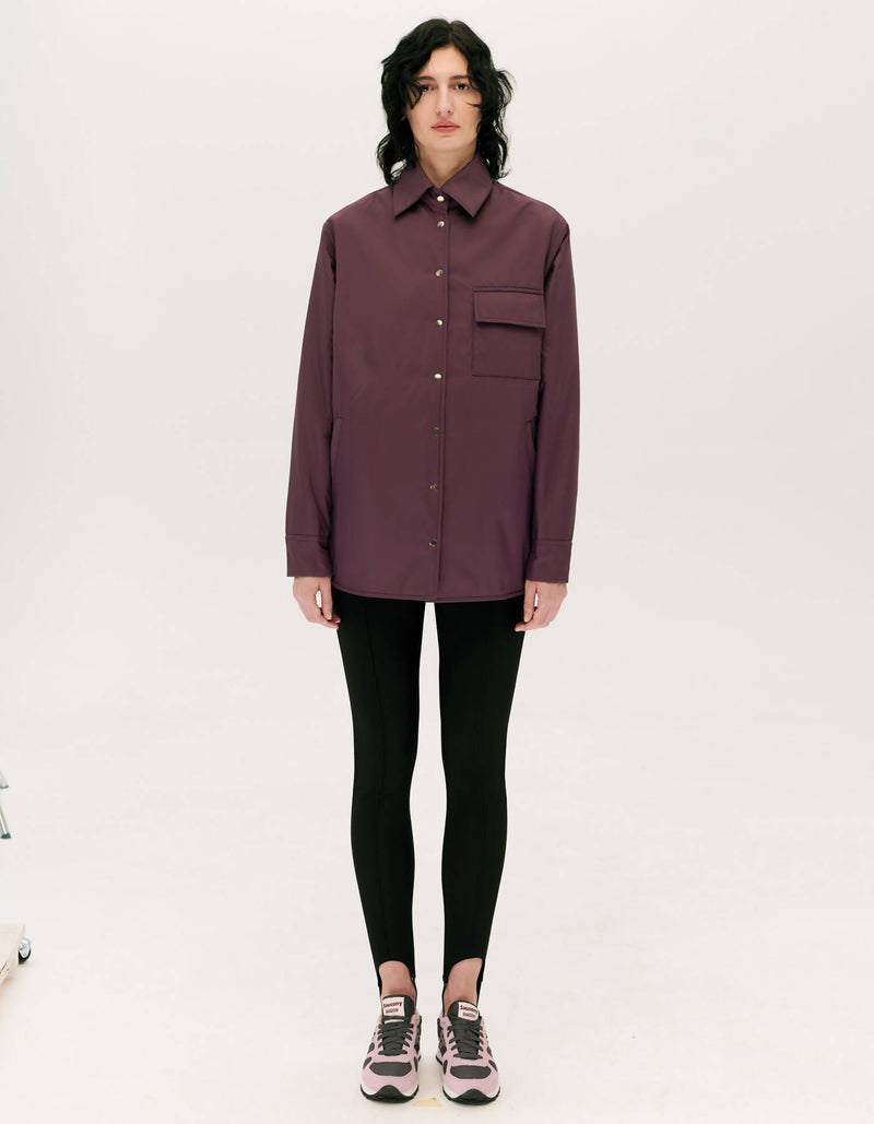 Shirt-Jacket “Lesya” Plum