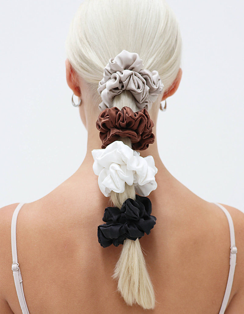 Edwige Silk Scrunchie Set