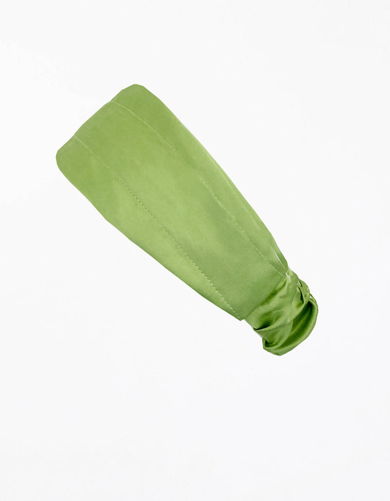 Claudine Silk Headwrap - Pistachio