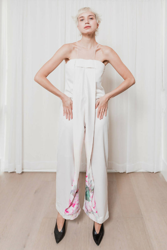 Satin Origami Jumpsuit